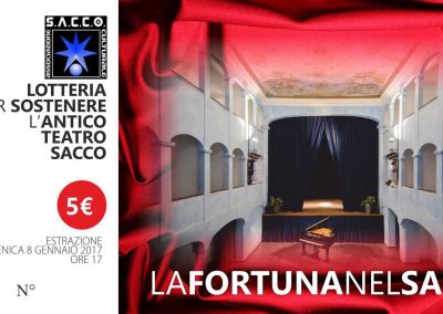 Estrazione della lotteria la fortuna nel Sacco – domenica 8 gennaio ore 17:00