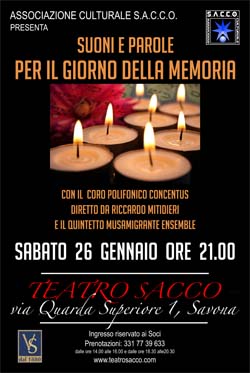 SUONI E PAROLE PER IL GIORNO DELLA MEMORIA – SUONI E PAROLE PER IL GIORNO DELLA MEMORIA