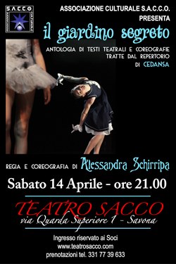 IL GIARDINO SEGRETO – Sabato 14 Aprile, alle ore 21.00