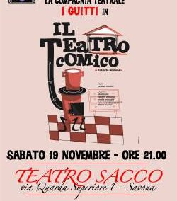 IL TEATRO COMICO DI GOLDONI CON “I GUITTI” – SABATO 19 Novembre alle ore 21.00 al Teatro Sacco di Savona