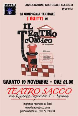 IL TEATRO COMICO DI GOLDONI CON “I GUITTI” – SABATO 19 Novembre alle ore 21.00 al Teatro Sacco di Savona
