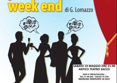 Un tranquillo perfido week end – sabato 19 maggio ore 21.00