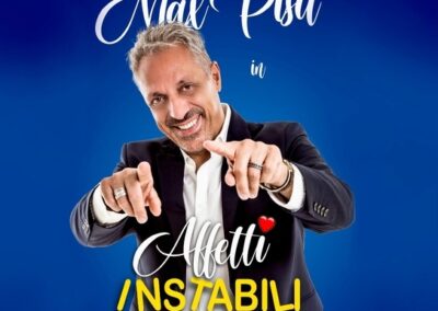 Affetti instabili – Max Pisu – sabato 4 ottobre ore 21.00