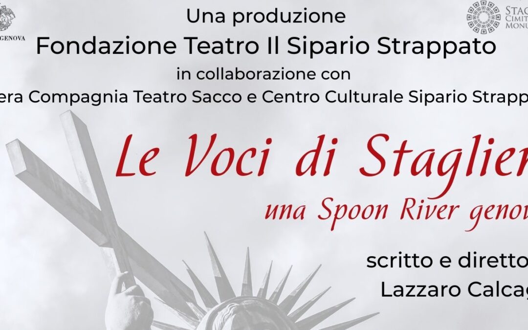Le voci di Staglieno – Libera Compagnia Teatro Sacco e Teatro Il Sipario Strappato – domenica 29 novembre ore 18.00