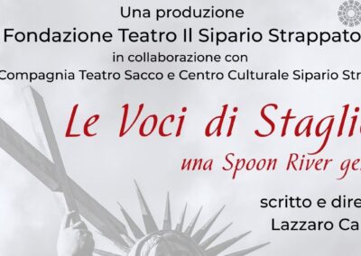 Le voci di Staglieno – Libera Compagnia Teatro Sacco e Teatro Il Sipario Strappato – domenica 29 novembre ore 18.00